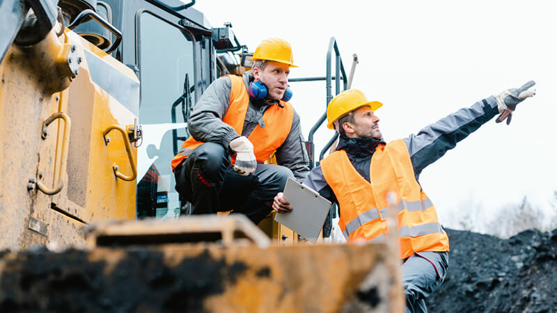 Workers Inspecting The Site Jpg