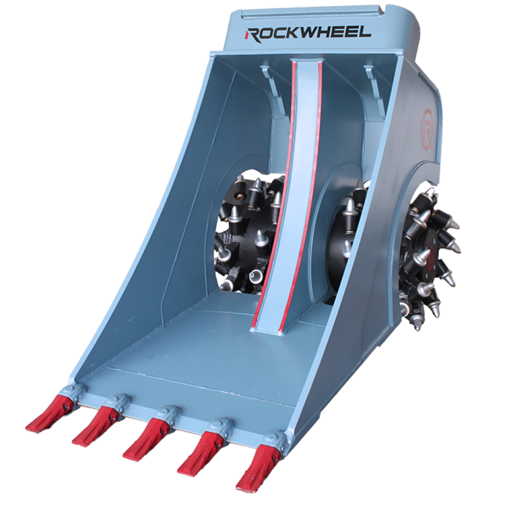 RockZone Americas Rockwheel, Rockcrusher, Rockscreener attachments