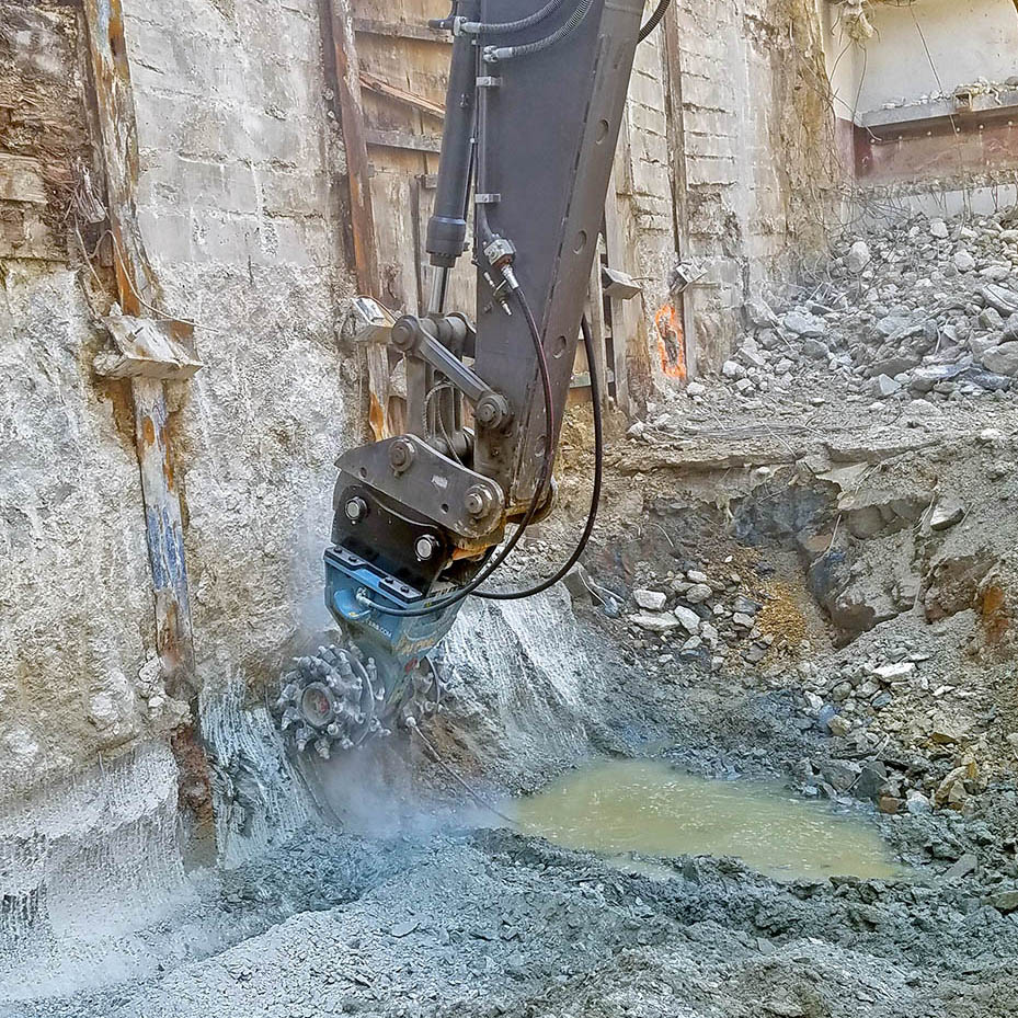 Rock Excavation with Safety and Precision